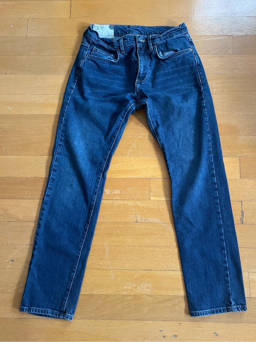 Marine Layer Jeans Original Slim Medium Wash 30x30